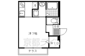 エスポワール丸太町 102 ｜ 京都府京都市上京区米屋町（賃貸マンション1K・1階・27.01㎡） その2