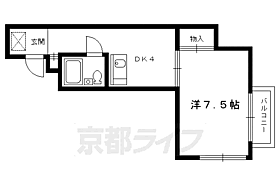 グランディール堀川 302 ｜ 京都府京都市上京区元福大明神町（賃貸マンション1DK・3階・27.20㎡） その2