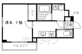 京都府京都市北区紫竹大門町（賃貸マンション1K・3階・27.44㎡） その2