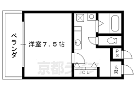 京都府京都市東山区福稲下高松町（賃貸マンション1K・3階・25.22㎡） その2