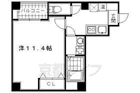 京都府京都市下京区鍵屋町（賃貸マンション1K・4階・34.52㎡） その2