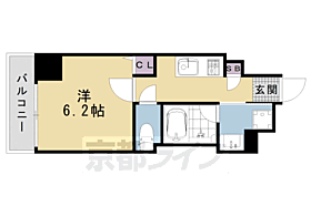 京都府京都市下京区西七条北衣田町（賃貸マンション1K・4階・22.87㎡） その2