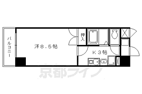 京都府京都市下京区上平野町（賃貸マンション1K・3階・25.03㎡） その2