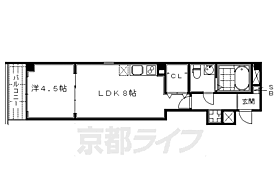 京都府京都市下京区藪下町（賃貸マンション1LDK・4階・33.09㎡） その2