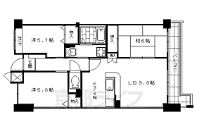 グリーンヒル嵐山 305 ｜ 京都府京都市右京区嵯峨柳田町（賃貸マンション3LDK・3階・68.94㎡） その2