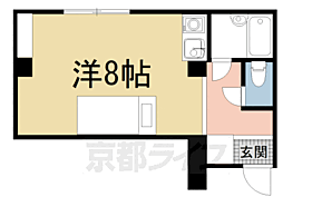 松屋レジデンス百万遍 312 ｜ 京都府京都市左京区田中門前町（賃貸マンション1R・3階・28.32㎡） その2