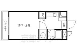 マンションひなどり 1Kの間取図画像