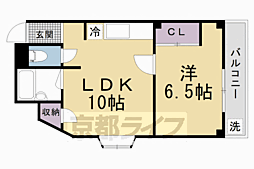 Ｌａ　Ｃｌａｓｓｉｃａｌ 4階1LDKの間取り