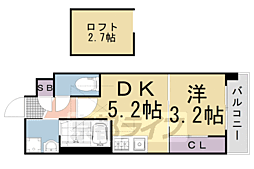 アクアプレイス京都二条城北 6階