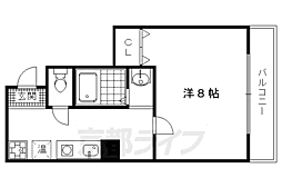 ウイングベル紫野 3階/301