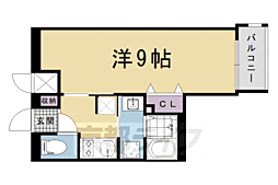 ファーストフィオーレ京都コーヴォ 1Kの間取図画像
