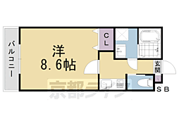 エステイトＥ桂川Ａ棟 3階/-
