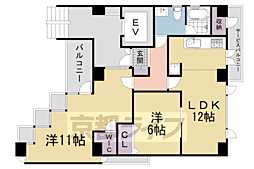 ブレインズ一乗寺 5階/-