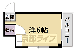 (株)野谷工務店 ワンルームの間取図画像