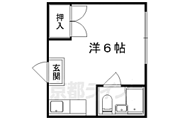 ヤンレジデンス ワンルームの間取図画像