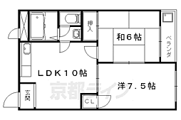 グリーンヒルズ・小野 2LDKの間取図画像