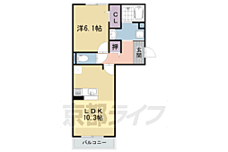 ジラソーレ 1LDKの間取図画像