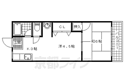 近建イレブン 2Kの間取図画像