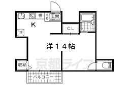 京都　植村荘 2階/-