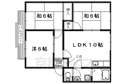 ウインディアナガムラ2 3LDKの間取図画像