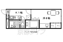 レオパレスクール ド ロータス 1階/-
