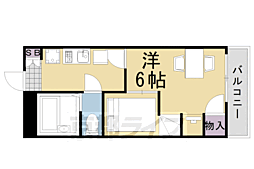 レオパレス華 1Kの間取図画像
