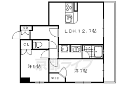 メロディーハイム西大路デュオブラン 8階/-