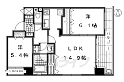京都市営烏丸線 五条駅 徒歩10分 3階/-