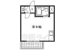 ハイツエスメラルダ ワンルームの間取図画像