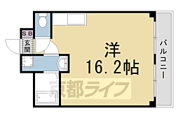 グリーンマークス ワンルームの間取図画像