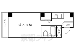 岡崎ビル 1Kの間取図画像