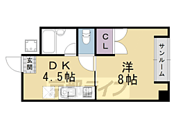 ハイツマツモト 1DKの間取図画像