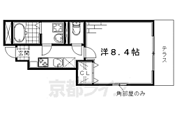 アスピリアハナミズキ 1Kの間取図画像