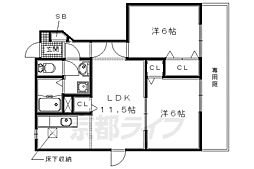 ブル−ジュ 1階