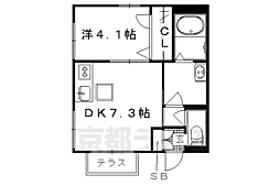 シャーメゾンプレミアス 1DKの間取図画像