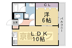レジデンス了以苑 1LDKの間取図画像