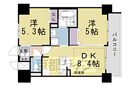 エステムプラザ京都聚楽第 粋邸 5階/-