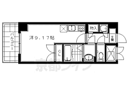 ファミネス上殿田 1Kの間取図画像