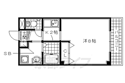 リヴィエールII 2階/-