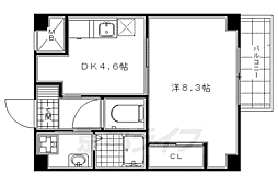 Levant洛南 1DKの間取図画像