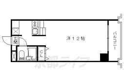 メゾン・ド・リビエール 1Kの間取図画像