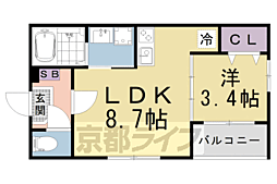 ハーモニーテラス勧修寺小野 1階/-