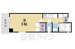 フォルグレンツェン 1Kの間取図画像