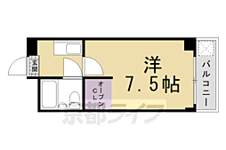 英ハイツ 1Kの間取図画像