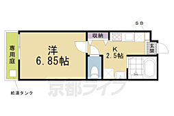 EastField 1Kの間取図画像