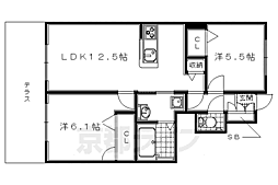シャーメゾン富野荘 1階/-