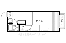 ハイツ山口 1Kの間取図画像