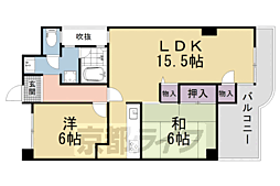 大翔第一ビル 2LDKの間取図画像
