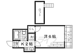 グローリーハイツ淀 1階/-