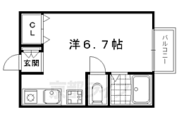 くれないはうす ワンルームの間取図画像